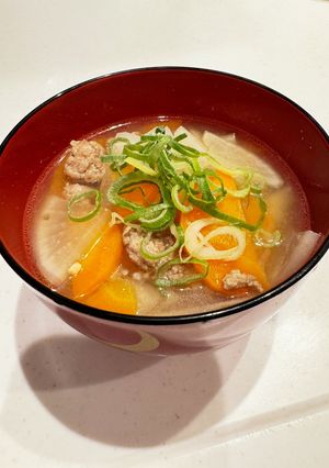 根菜で温まる☆肉入り根菜汁-レシピのメイン写真