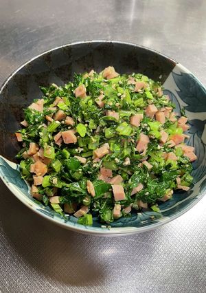 大根の葉っぱとスパムで作るご飯のお供-レシピのメイン写真