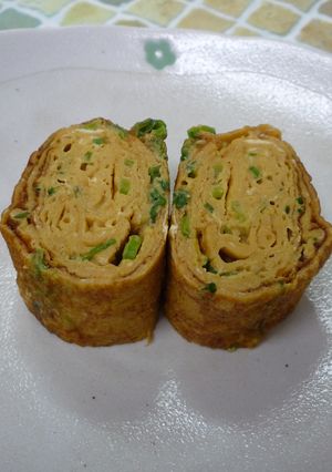 ✿たっぷりねぎごまの卵焼き✿コチュ風味✿-レシピのメイン写真