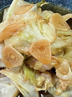 風邪予防♡キャベツとニンニクのポン酢炒め-レシピのメイン写真
