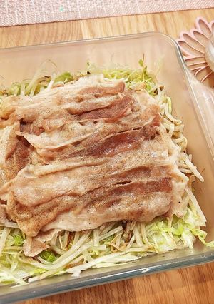豚バラもやしキャベツ♡晩酌のお供-レシピのメイン写真