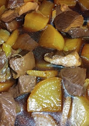 鮪のあらと大根煮-レシピのメイン写真