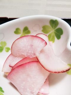 赤大根の甘酢漬け-レシピのメイン写真