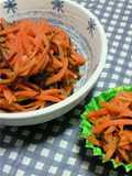 お弁当にすぐ出来る♪人参の塩昆布煮