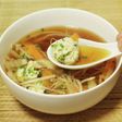 ニラ鶏団子スープ
