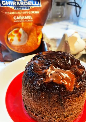 レンジdeマグカップ　チョコレートケーキ-レシピのメイン写真