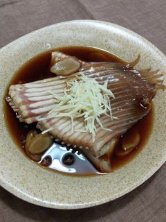 カスベの煮付け-レシピのメイン写真