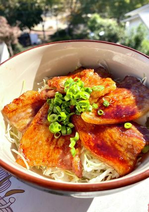 豚バラ蒲焼き丼-レシピのメイン写真