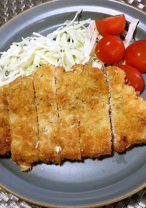 フライパンで豚カツ3枚!-レシピのメイン写真