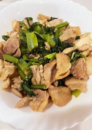 包丁いらず、油いらずの鶏肉シンプル炒め-レシピのメイン写真