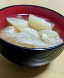 小蕪とロールキャベツの和風スープ