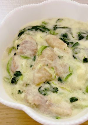 寒い日に食べたくなる！鶏肉のクリーム煮-レシピのメイン写真