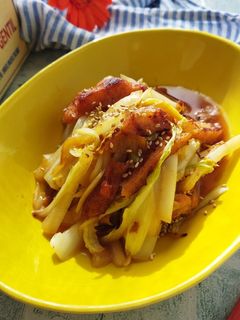 サッと炒めてできあがり☆白菜の甘辛炒め-レシピのメイン写真