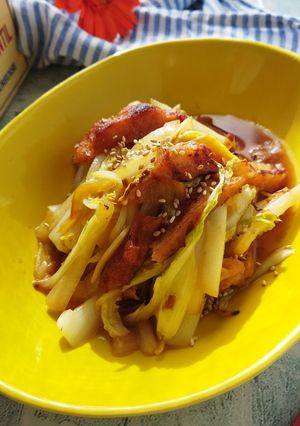 サッと炒めてできあがり☆白菜の甘辛炒め-レシピのメイン写真