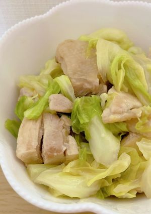 ご飯がすすむ!鶏肉とキャベツの味噌炒め-レシピのメイン写真