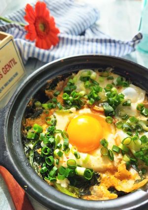 絶対あたたまる1人飯☆土鍋スンドゥブ風-レシピのメイン写真