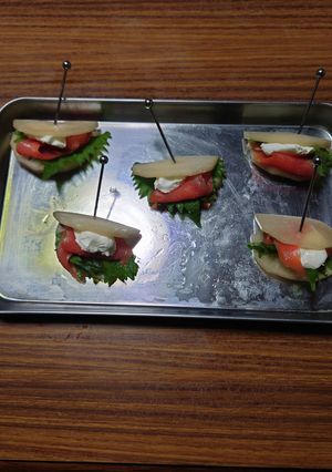 ヨウサマの減塩酢漬けのスモークサーモン-レシピのメイン写真