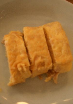 簡単お弁当シリーズ 味付けなしの卵焼き-レシピのメイン写真