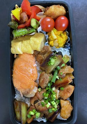 頑張るパパへ㉞カラフル弁当-レシピのメイン写真