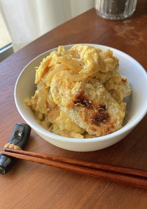 失敗しない！カキフライの卵とじ丼-レシピのメイン写真