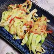 フライパンde簡単キャベツのチーズ焼き