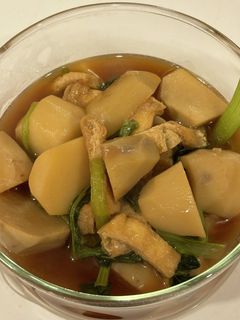 里芋と小松菜の煮物-レシピのメイン写真