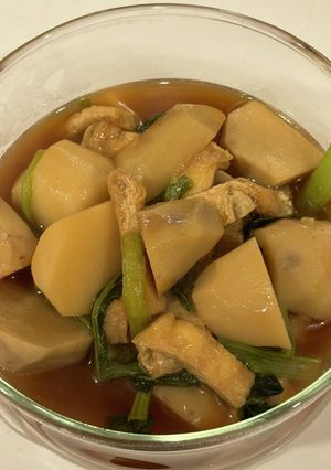 里芋と小松菜の煮物-レシピのメイン写真