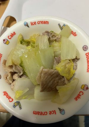 白菜と豚肉の白だし炒め-レシピのメイン写真