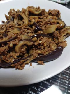 ナスと挽肉のカレー炒め-レシピのメイン写真