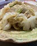 簡単☆レンジでチン♬白菜の胡麻和え♬