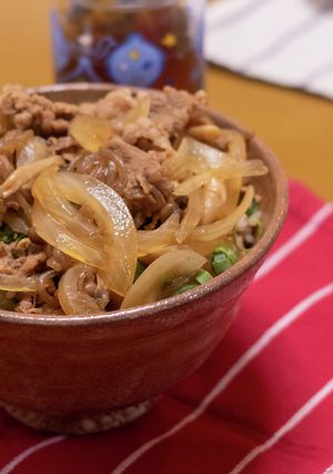 牛切り落としで作る牛丼-レシピのメイン写真
