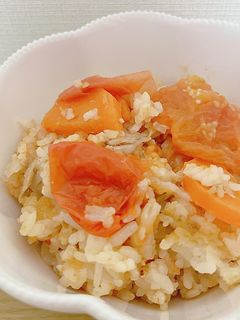 トマトとにんじんとツナの炊き込みご飯-レシピのメイン写真