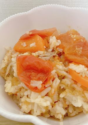 トマトとにんじんとツナの炊き込みご飯-レシピのメイン写真