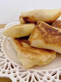 甘しょっぱい!サツマイモとリンゴの春巻き-レシピのメイン写真