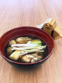 【大崎市】牡蠣の焼きねぎ汁【食育】-レシピのメイン写真