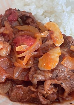 10分で洋風牛丼？♡ハッシュドビーフ？笑-レシピのメイン写真