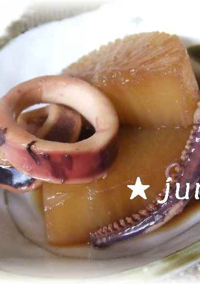 ★うまうま♪イカと大根の煮物★-レシピのメイン写真