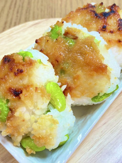 枝豆と味噌の焼きおにぎり-レシピのメイン写真