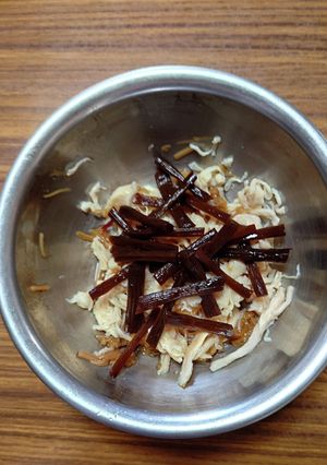 ヨウサマの減塩サラダチキンの和え物-レシピのメイン写真