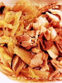 簡単!豚肉と白菜のすき煮-レシピのメイン写真