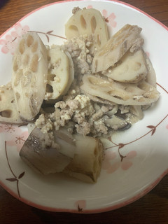 蓮根と椎茸の生姜煮-レシピのメイン写真