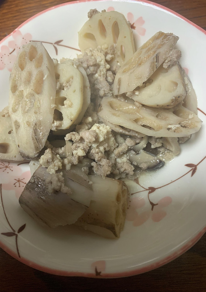 蓮根と椎茸の生姜煮-レシピのメイン写真