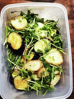 マイルドポン酢で揚げ野菜と豆苗のマリネ-レシピのメイン写真