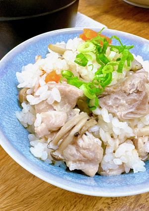 塩出汁で♪鶏ごぼうの炊き込みご飯-レシピのメイン写真