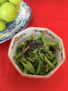 水耕栽培も出来る♬せりの味噌和え♬-レシピのメイン写真