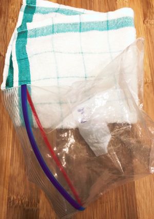 すぐ乾くジプロックの再利用　洗い方干し方-レシピのメイン写真