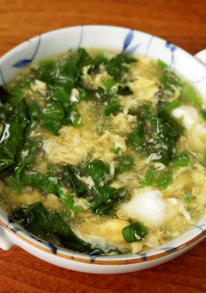 ほうれん草と卵のとろとろスープ-レシピのメイン写真