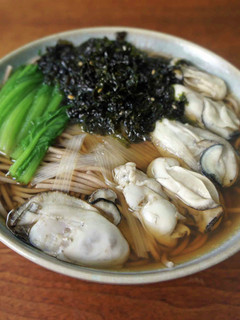 牡蠣と韓国のりの蕎麦-レシピのメイン写真