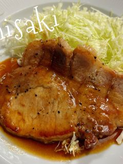 超簡単☆甘辛タレ絡む♫トンテキ-レシピのメイン写真