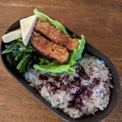 รูปของ JK☆玉ねぎの和風ソース弁当♪